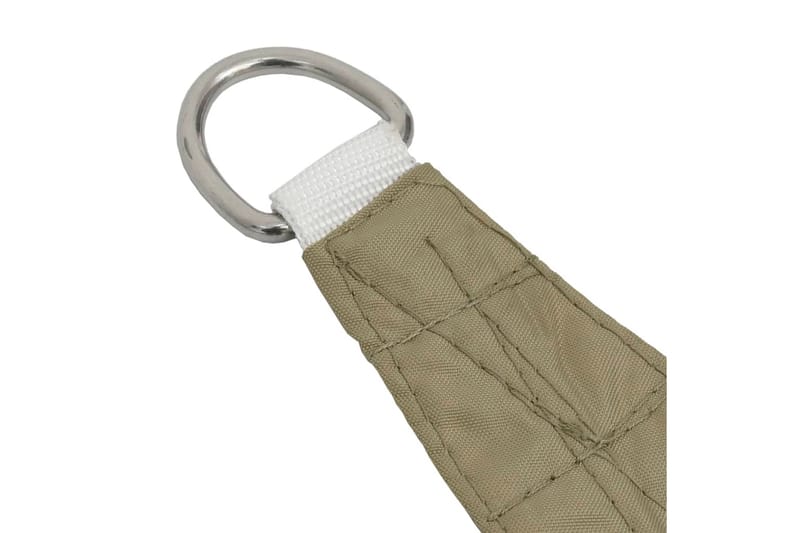 Solseil oxfordstoff trapesformet 3/4x2 m beige - Beige - Hagemøbler - Solbeskyttelse - Solseil