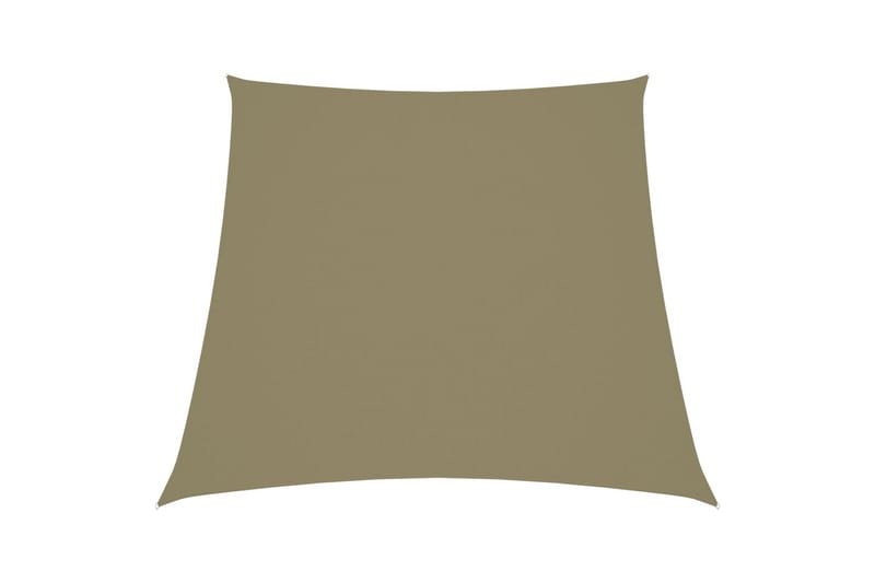 Solseil oxfordstoff trapesformet 3/4x2 m beige - Beige - Hagemøbler - Solbeskyttelse - Solseil