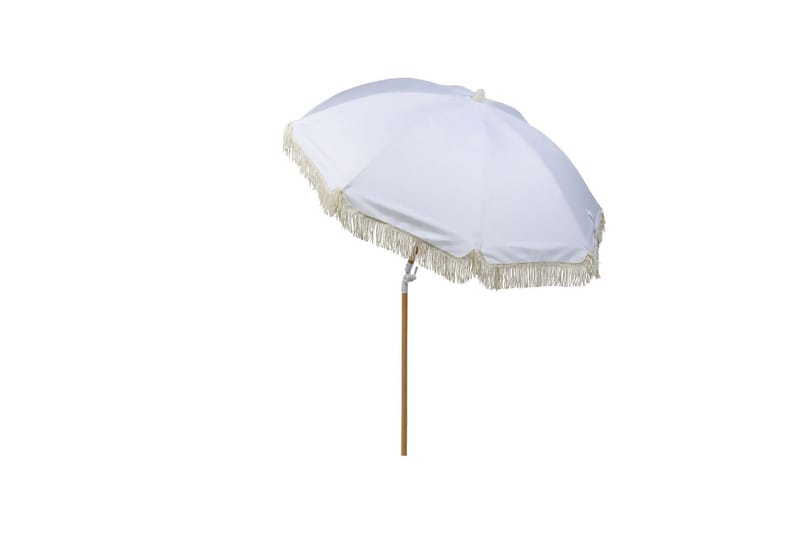 Teulon Parasol 150 cm - Hvit/Lys Brun - Hagemøbler - Solbeskyttelse - Parasoller