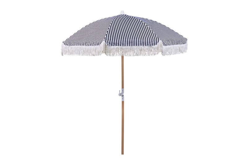 Teulon Parasol 150 cm - Svart Og Hvit - Hagemøbler - Solbeskyttelse - Parasoller