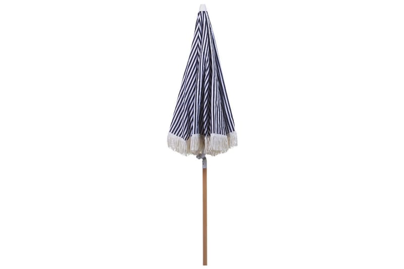 Teulon Parasol 150 cm - Svart Og Hvit - Hagemøbler - Solbeskyttelse - Parasoller