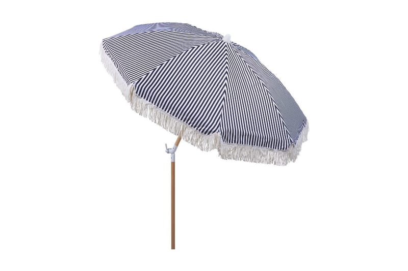 Teulon Parasol 150 cm - Svart Og Hvit - Hagemøbler - Solbeskyttelse - Parasoller