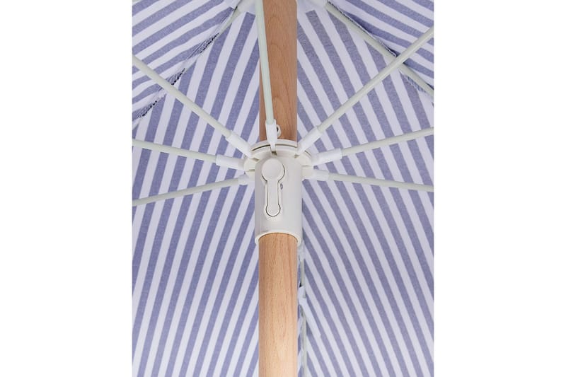 Teulon Parasol 150 cm - Svart Og Hvit - Hagemøbler - Solbeskyttelse - Parasoller