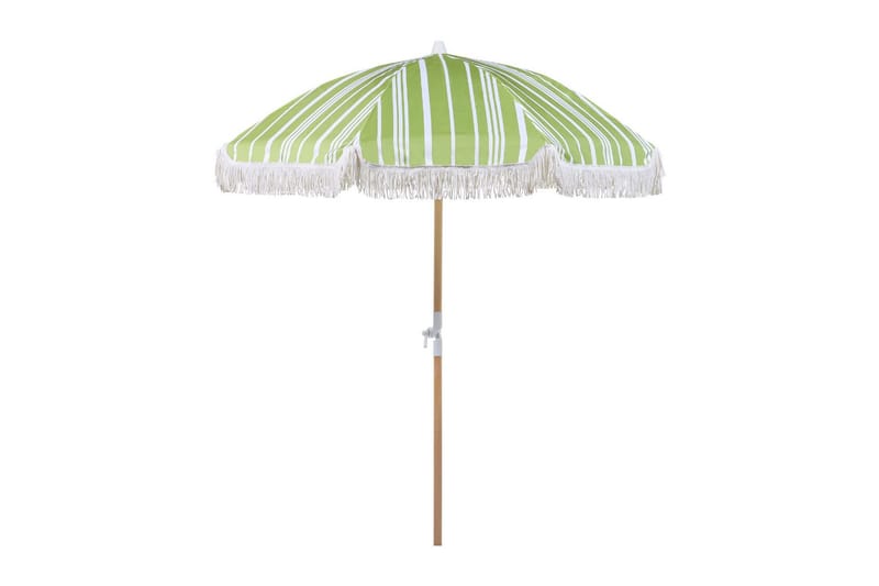 Teulon Parasol 150 cm - Hvit/Lys Brun - Hagemøbler - Solbeskyttelse - Parasoller