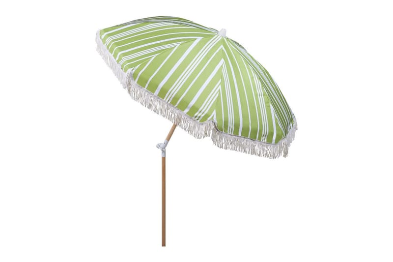 Teulon Parasol 150 cm - Hvit/Lys Brun - Hagemøbler - Solbeskyttelse - Parasoller