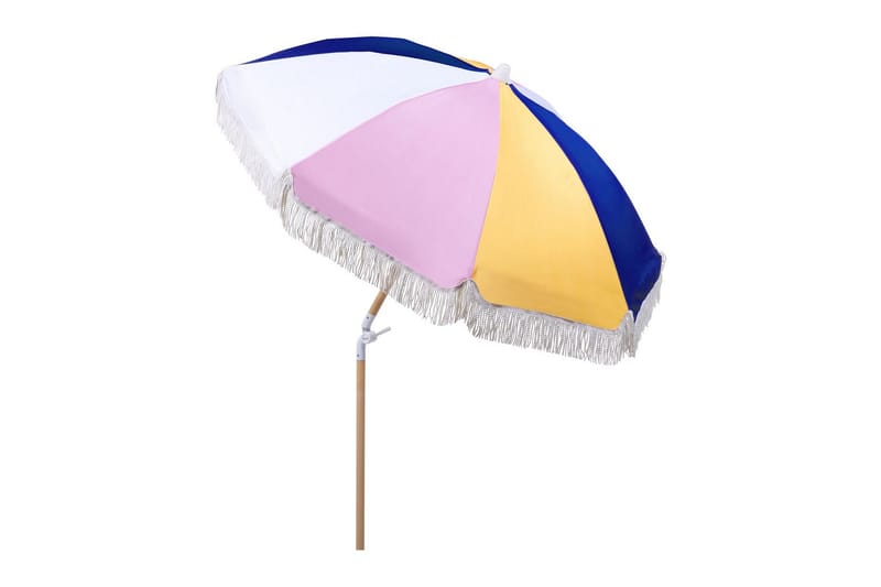 Teulon Parasol 150 cm - Gul/Rosa/Blå/Hvit/Lysebrun - Hagemøbler - Solbeskyttelse - Parasoller