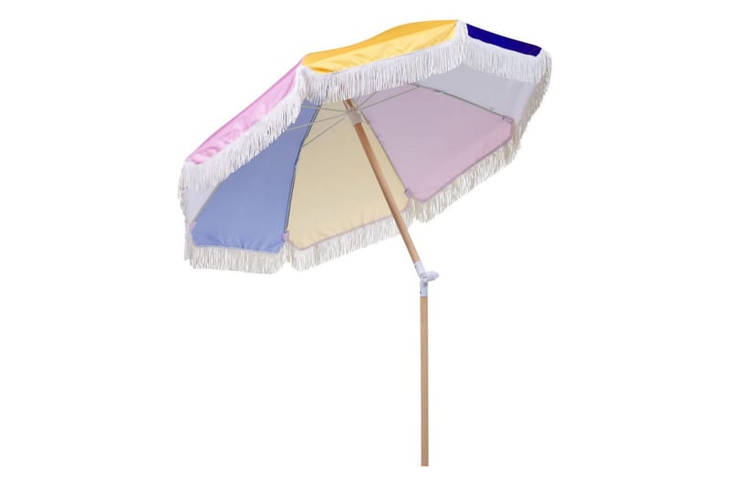 Teulon Parasol 150 cm - Gul/Rosa/Blå/Hvit/Lysebrun - Hagemøbler - Solbeskyttelse - Parasoller