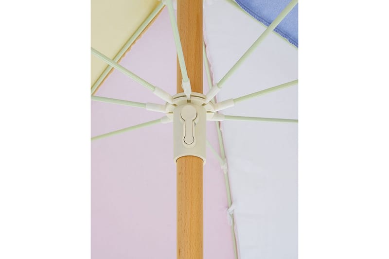 Teulon Parasol 150 cm - Gul/Rosa/Blå/Hvit/Lysebrun - Hagemøbler - Solbeskyttelse - Parasoller