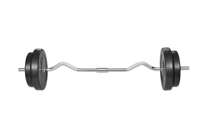 Curl-stang med vekter 30 kg - Hagemøbler - Hagegruppe - Spisegrupper hage