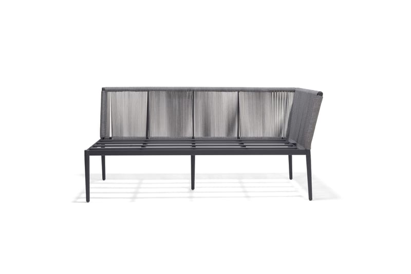 Panjin Spisegruppe 144x90 cm + 6 Stoler Svart - Lifestyle Garden - Spisegrupper hage