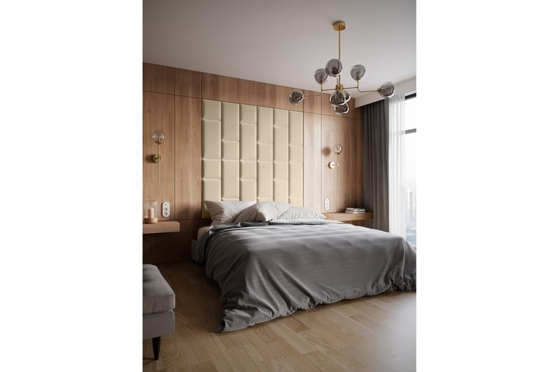 Quadratta Veggpanel 180x180 cm - Beige - Hus & oppussing - Bygg - Gulv, vegg & tak - Gulv & veggkledning - Veggplater