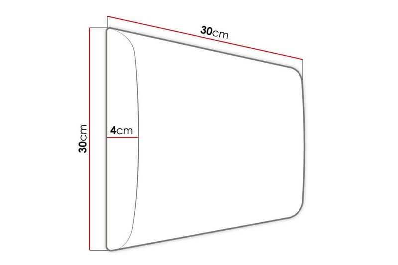 Zaratuz Veggpanel 30x30 cm - Mørkebrun - Hus & oppussing - Bygg - Gulv, vegg & tak - Gulv & veggkledning - Veggpanel & panelplate