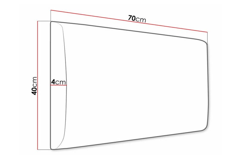 Zaratuz Veggpanel 40x70 cm - Gul - Hus & oppussing - Bygg - Gulv, vegg & tak - Gulv & veggkledning - Veggpanel & panelplate