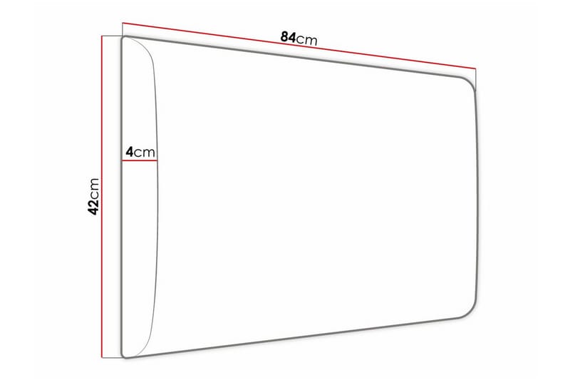 Zaratuz Veggpanel 42x84 cm - Gul - Hus & oppussing - Bygg - Gulv, vegg & tak - Gulv & veggkledning - Veggpanel & panelplate