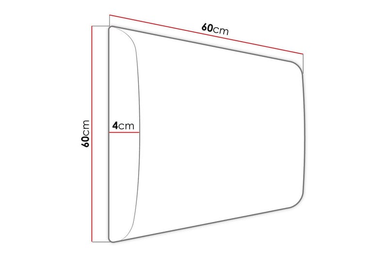 Zaratuz Veggpanel 60x60 cm - Mørkebrun - Hus & oppussing - Bygg - Gulv, vegg & tak - Gulv & veggkledning - Veggpanel & panelplate