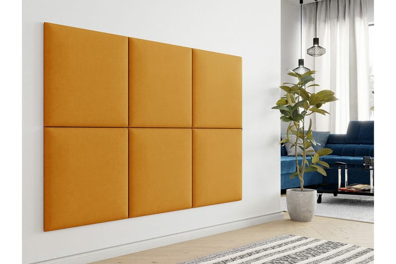 Zaratuz Veggpanel 60x60 cm - Mørkegul - Hus & oppussing - Bygg - Gulv, vegg & tak - Gulv & veggkledning - Veggpanel & panelplate