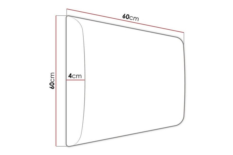 Zaratuz Veggpanel 60x60 cm - Svart - Hus & oppussing - Bygg - Gulv, vegg & tak - Gulv & veggkledning - Veggpanel & panelplate