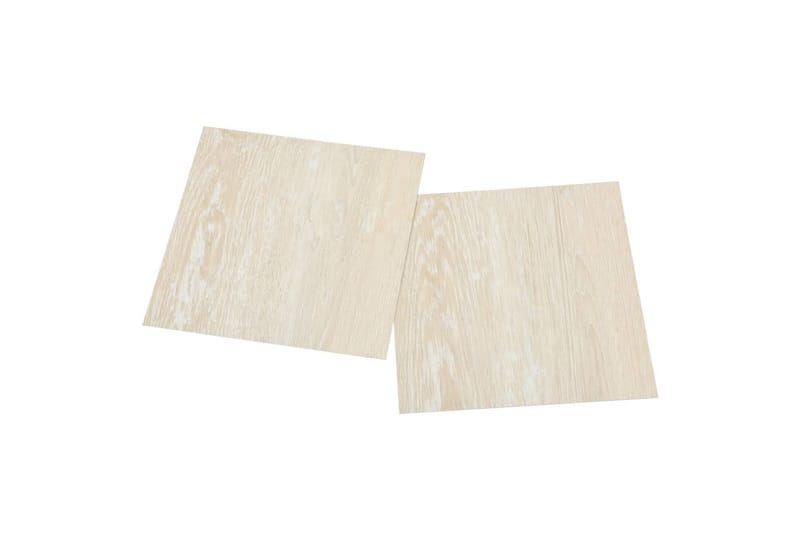 Selvklebende gulvplanker 55 stk PVC 5,11 m² beige - Beige - Hus & oppussing - Bygg - Gulv, vegg & tak - Gulv - Vinylgulv & plastgulv