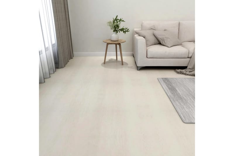 Selvklebende gulvplanker 55 stk PVC 5,11 m² beige - Beige - Hus & oppussing - Bygg - Gulv, vegg & tak - Gulv - Vinylgulv & plastgulv