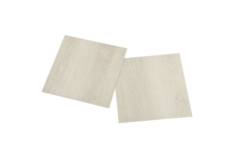 Selvklebende gulvplanker 55 stk PVC 5,11 m² beige - Beige - Hus & oppussing - Bygg - Gulv, vegg & tak - Gulv - Vinylgulv & plastgulv