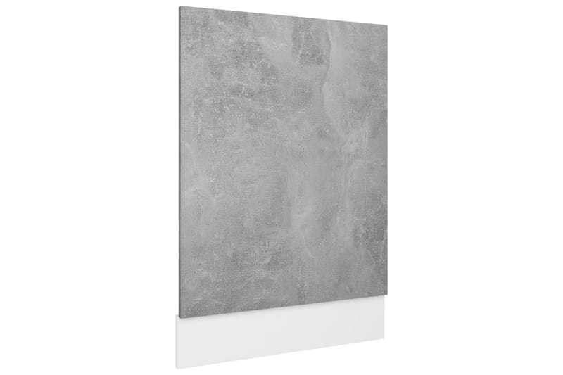 Oppvaskmaskinspanel betonggrå 45x3x67 cm sponplate - Grå - Hus & oppussing - Bygg - Gulv, vegg & tak - Platemateriale & byggeplate - Innvendig panel