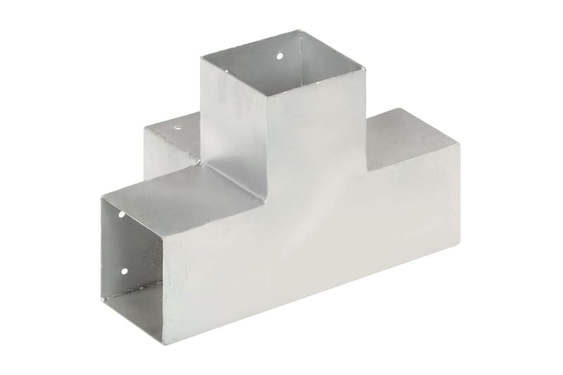 Stolpesko 4 stk X-form galvanisert metall 101x101 mm - Hus & oppussing - Innsynsbeskyttelse & innhegning - Gjerde - Gjerdestolpe