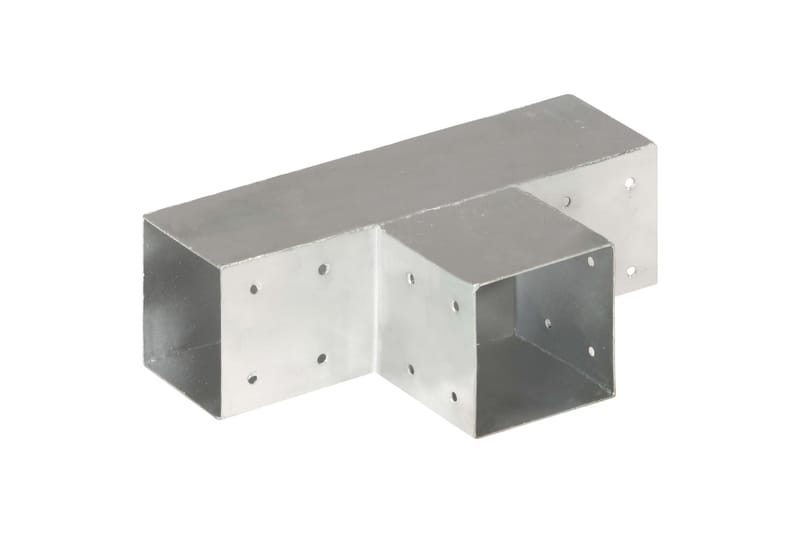 Stolpesko T-form galvanisert metall 91x91 mm - Hus & oppussing - Innsynsbeskyttelse & innhegning - Gjerde - Gjerdestolpe