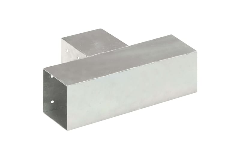 Stolpesko T-form galvanisert metall 91x91 mm - Hus & oppussing - Innsynsbeskyttelse & innhegning - Gjerde - Gjerdestolpe