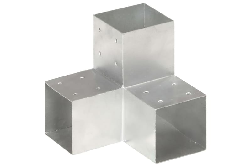 Stolpesko Y-form galvanisert metall 101x101 mm - Hus & oppussing - Innsynsbeskyttelse & innhegning - Gjerde - Gjerdestolpe