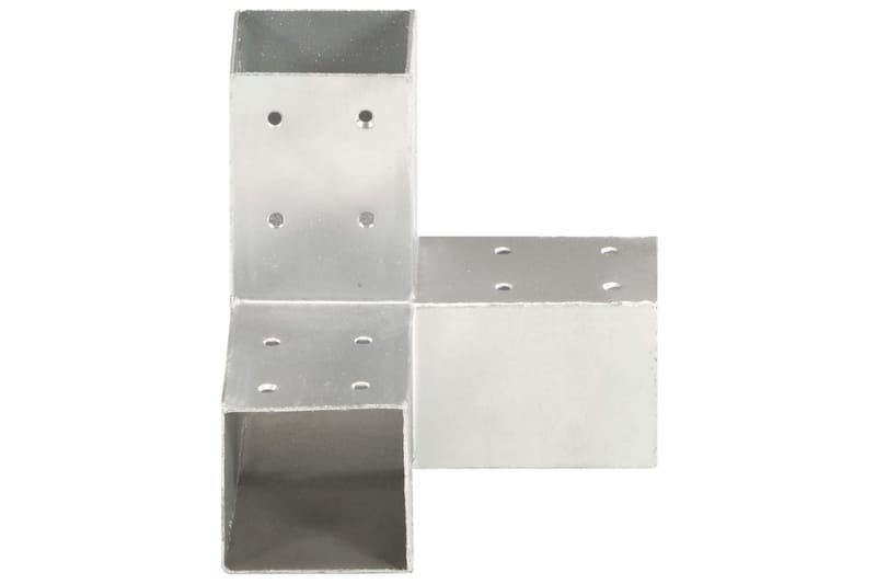 Stolpesko Y-form galvanisert metall 71x71 mm - Hus & oppussing - Innsynsbeskyttelse & innhegning - Gjerde - Gjerdestolpe