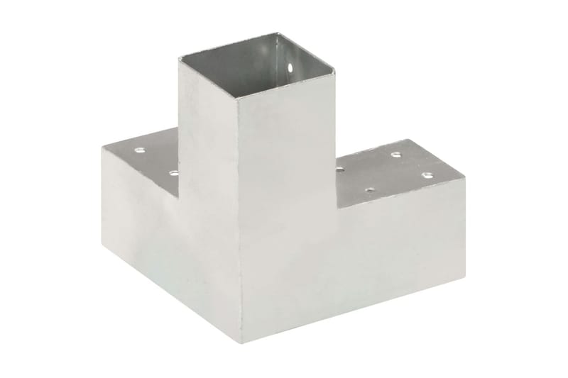 Stolpesko Y-form galvanisert metall 71x71 mm - Hus & oppussing - Innsynsbeskyttelse & innhegning - Gjerde - Gjerdestolpe