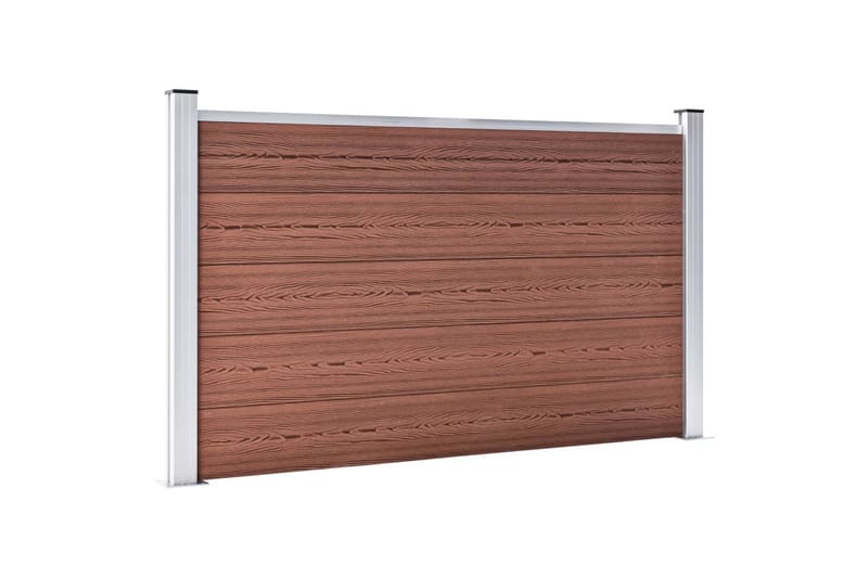 Hagegjerde WPC 353x106 cm brun - Hus & oppussing - Innsynsbeskyttelse & innhegning - Gjerde - Plastgjerde