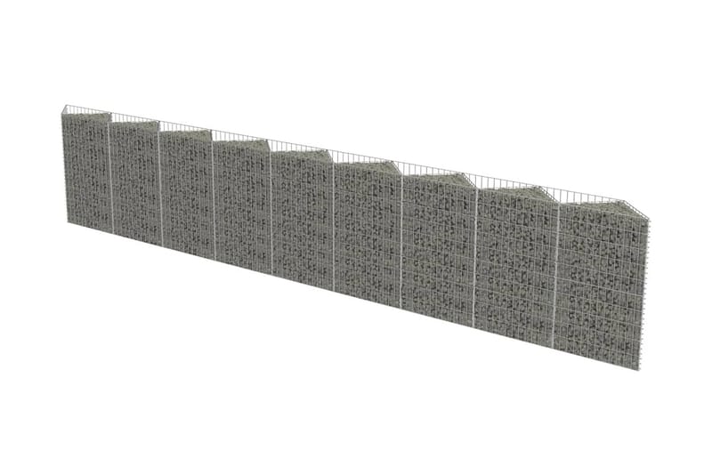 Gabion galvanisert stål 630x30x100 cm - Hus & oppussing - Innsynsbeskyttelse & innhegning - Mur - Gabion