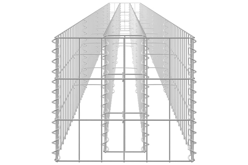Gabion høybed galvanisert stål 450x30x30 cm - Gabion