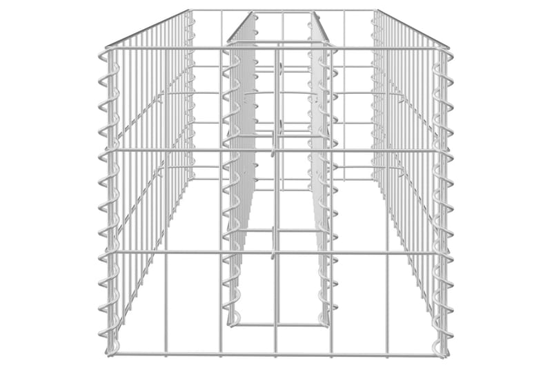 Gabion høybed galvanisert stål 90x30x30 cm - Hus & oppussing - Innsynsbeskyttelse & innhegning - Mur - Gabion