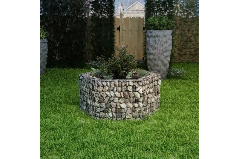 Gabion høybed sekskantet 100x90x50 cm - Hus & oppussing - Innsynsbeskyttelse & innhegning - Mur - Gabion