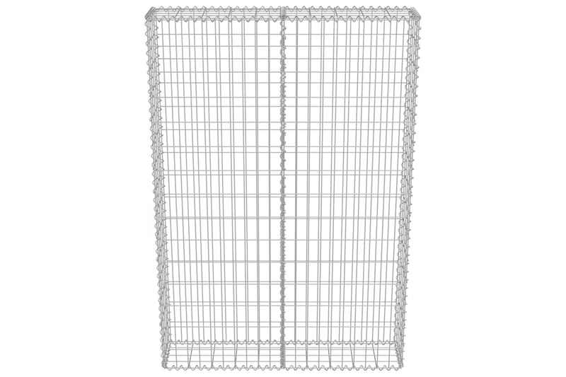 Gabion med topp- og bunndekke galvanisert stål 100x20x150 cm - Hus & oppussing - Innsynsbeskyttelse & innhegning - Mur - Gabion