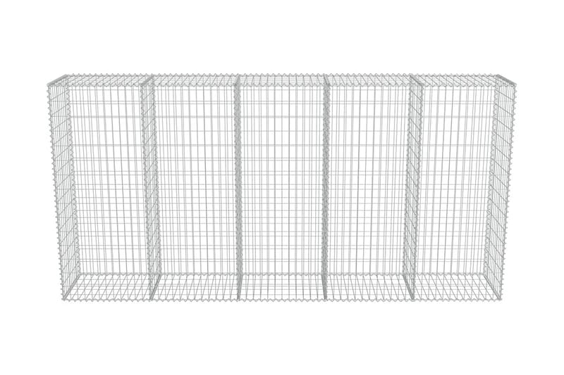 Gabion med topp- og bunnlokk galvanisert stål 300x50x150 cm - Hus & oppussing - Innsynsbeskyttelse & innhegning - Mur - Gabion