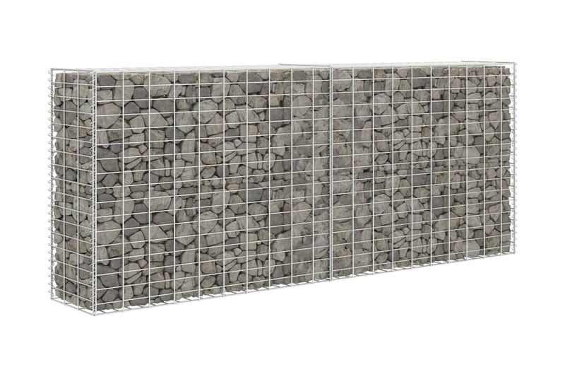 Gabionkurv galvanisert stål 85x30x200 cm - Hus & oppussing - Innsynsbeskyttelse & innhegning - Mur - Gabion