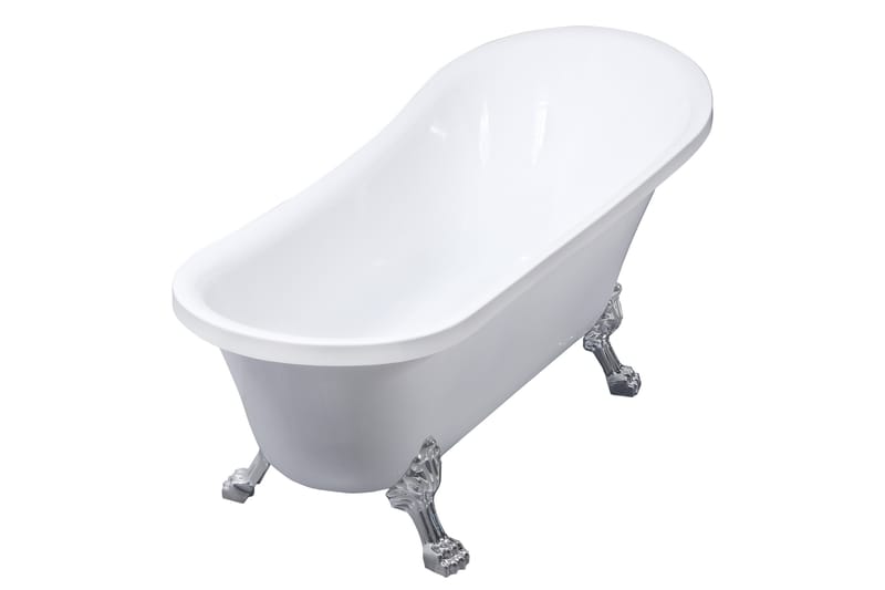 Lykke Badekar Nordic Deluxe 150x75x71 cm - Hvit - Frittstående badekar