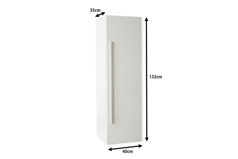 Mataro Baderomsskap 35 / 40 cm - Hvit - Hus & oppussing - Kjøkken & bad - Baderom - Baderomsmøbler & baderomsinnredning - Baderomsskap