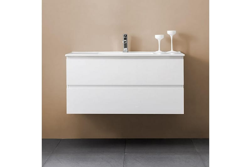 Bathlife Eufori Servantskap 1000 - Hvit - Servantskap & kommode