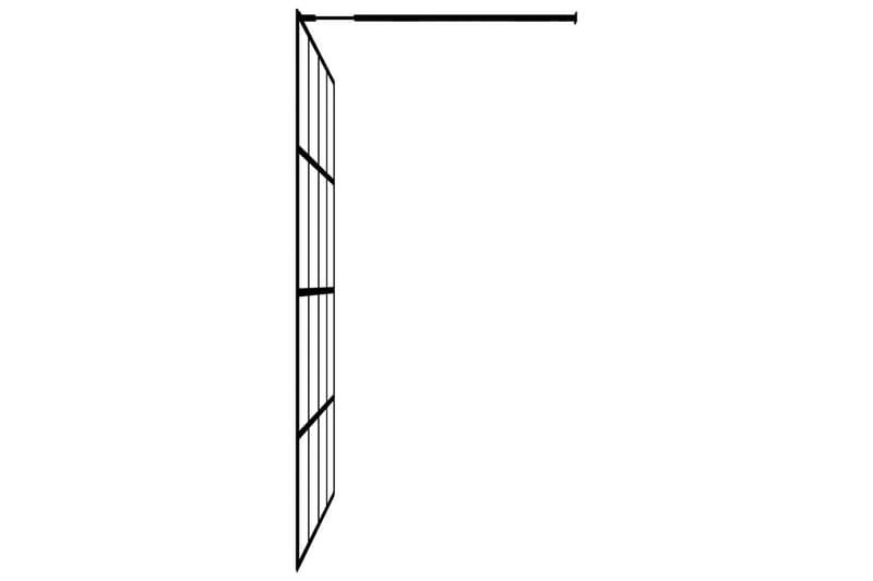 Dusjskjerm herdet glass 100x195 cm - Hus & oppussing - Kjøkken & bad - Baderom - Dusjer - Dusjvegger