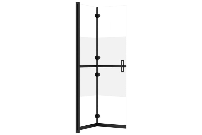 Sammenleggbar dusjvegg med halvfrostet ESG-glass 120x190 cm - Gjennomsiktig - Hus & oppussing - Kjøkken & bad - Baderom - Dusjer - Dusjvegger