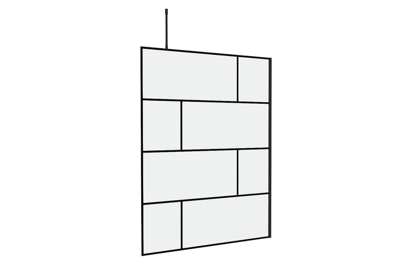 Sörby Dusjvegg 140x195 cm - Svart - Hus & oppussing - Kjøkken & bad - Baderom - Dusjer - Dusjvegger