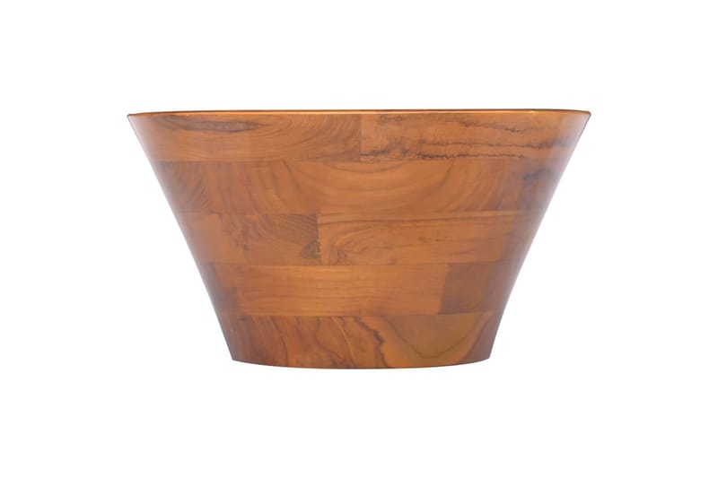 Vask heltre teak Î¦40x20 cm - Brun - Hus & oppussing - Kjøkken & bad - Baderom - Servant og håndvask - Enkel vask