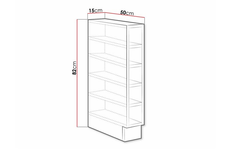 Templemore Kjøkkenskap 15 cm - Brun - Hus & oppussing - Kjøkken & bad - Kjøkken & vaskerom - Kjøkkeninnredning - Kjøkkenskap