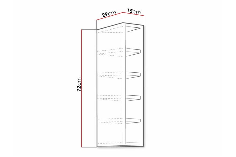 Templemore Kjøkkenskap 15 cm - Hvid - Hus & oppussing - Kjøkken & bad - Kjøkken & vaskerom - Kjøkkeninnredning - Kjøkkenskap