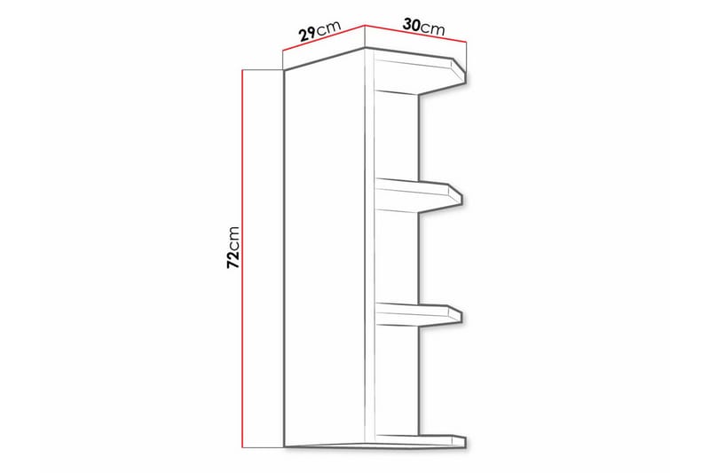 Templemore Kjøkkenskap 30 cm - Brun - Hus & oppussing - Kjøkken & bad - Kjøkken & vaskerom - Kjøkkeninnredning - Kjøkkenskap