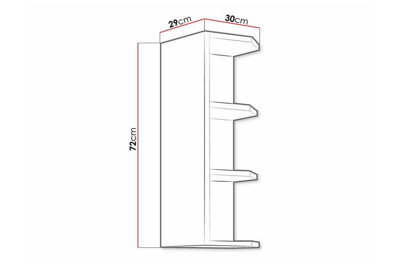 Templemore Kjøkkenskap 30 cm - Hvid - Hus & oppussing - Kjøkken & bad - Kjøkken & vaskerom - Kjøkkeninnredning - Kjøkkenskap